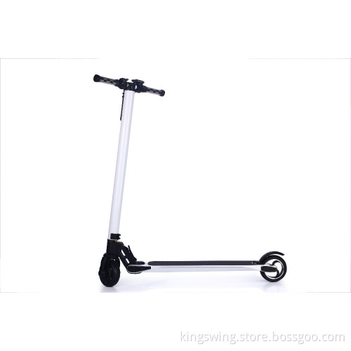 Kingswing Factory 480W 24V Foldable Electric Skateboard, Carbon Fiber Kick Skateboard with Handrail